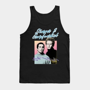 Simon & Garfunkel Retro Aesthetic Design Tank Top